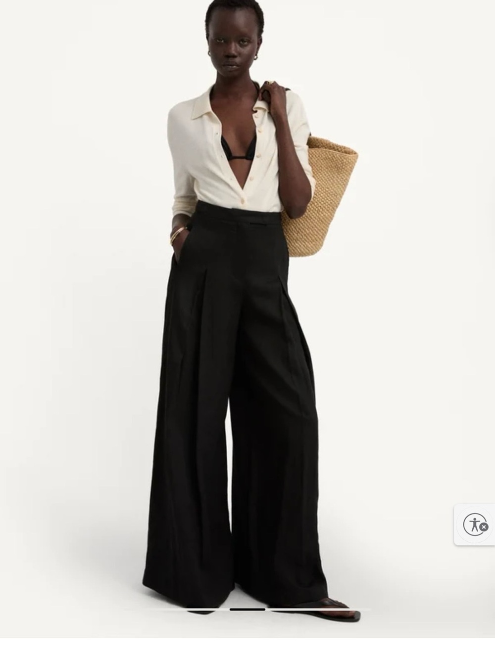 NWT Goop Macy Trouser Black | size 6